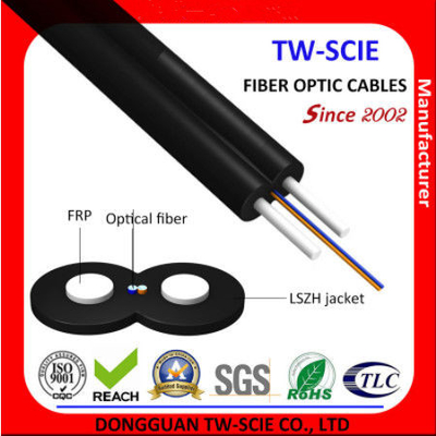1 Çekirdekli Tek Modlu FTTH Saplama Kablosu 8,2 kg/km Kablo Ağırlığı İyi Performans G652D