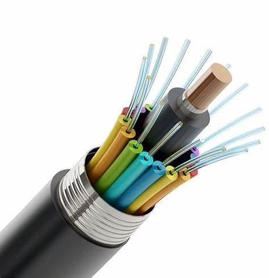 Uzun mesafeli iletişim için tek modlu doğrudan gömülü fiber optik kablo