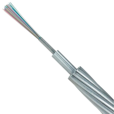 FTTH FTTB FTTX Ağı Kurulumu İçin Özel Alüminyum Kaplı Çelik OPGW Fiber Optic Kablo