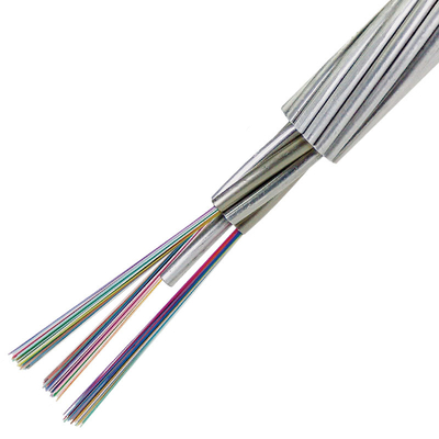 16 çekirdek merkez boru PE ceket FTTH çelik tel gücü üyesi ile fiber optik kablo
