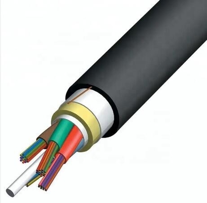 ADSS Açık Hava Işık Kablosu 1 gevşek boru 2 çekirdek 12 çekirdek 24 çekirdek Fiber Optic Kablosu