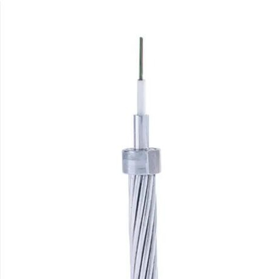 Üstteki Merkezi Sıvı Tüp OPGW Fiber Optic Ground Wire Kablosu
