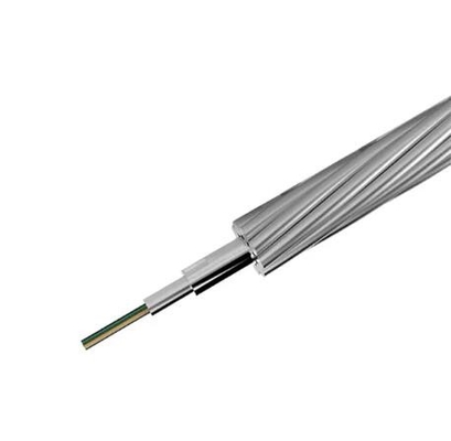 Üstteki Merkezi Sıvı Tüp OPGW Fiber Optic Ground Wire Kablosu