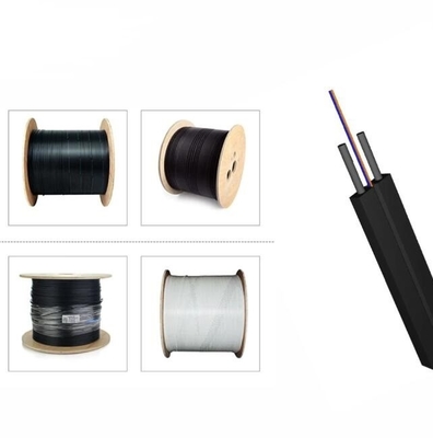 2/ 4 Çekirdek FTTH LSZH Fiber Optic Kablo İçeride Tek Modun Düşük Kablosu