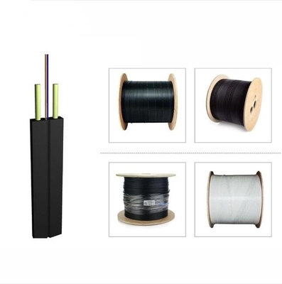 2/ 4 Çekirdek FTTH LSZH Fiber Optic Kablo İçeride Tek Modun Düşük Kablosu
