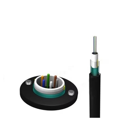 Tek moda promosyon için dalgalanmış çelik bant zırhı gevşek tüp fiber optik kablo