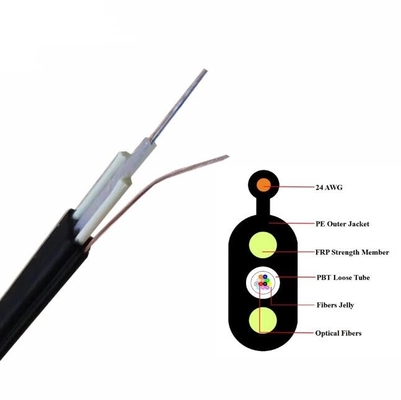 Flat Toneable Unit Tube Mini Locatable Electric Hybrid Flat Optical Fiber Kablo