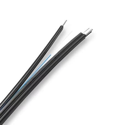 FTTH Açık Açık Düşen Çifte Optik Kablo G657A GJYXCH 2 Çekirdek Tek Mod Optik Kablo