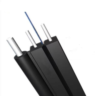 Esnek 2 6 çekirdekli G657 A1 G 657a1 Kendini destekleyen FTTH Fiber Optic Drop Kablosu