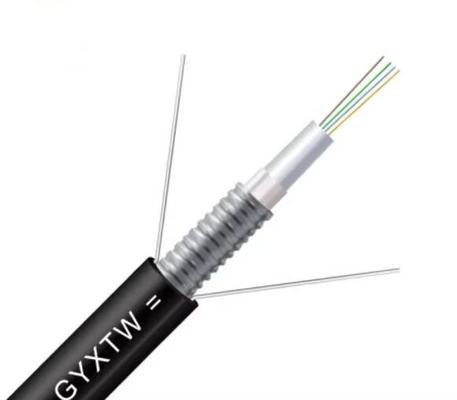 6 Çekirdek multimod model dışarıda Zırhlı GYXTW Fiber Optical Kablo