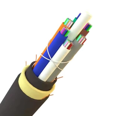 Aerial Mini Adss Kablo G652d Sm Fiber 6 çekirdek 8 çekirdek 12 çekirdek 24 çekirdek Asu Fiber Optic