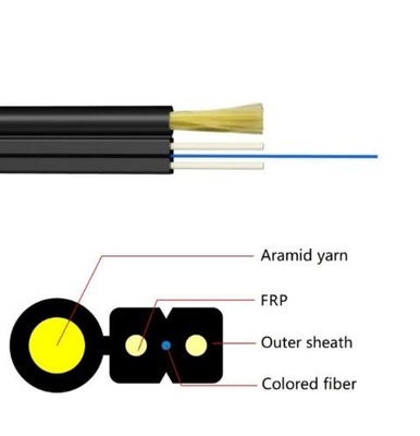 FTTH Drop Kablo 1 Core G657A2 G657A1 Fiber Optic Kablo