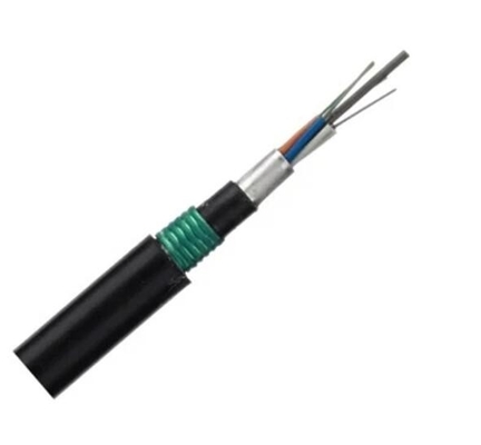 Doğrudan gömme 24 çekirdekli fiber optik kablo 1km fiyat direkt gömme fiber optik kablo