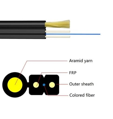 FTTH Drop Kablo 1fo G657A Fiber Optic Kablo