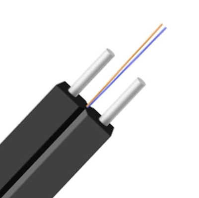 Kapalı FTTH Drop Kablosu, FRP Gücü Memeber, 1-12F, OS2/OM2/OM3/OM4,LSZH'nin Seçimi