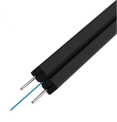 4 çekirdek düz kendi kendine destekleyici FTTH Dış Düşük Fiber Optik Kablo Gyfxtby