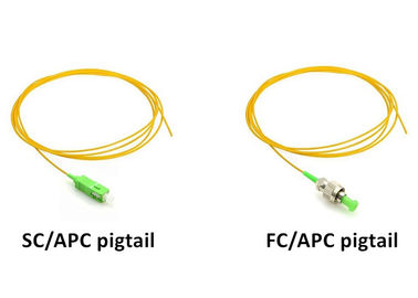 SC / APC Tek Modlu Fiber Optik Pigtail Simpleks / Dubleks Kablo Tipi OEM