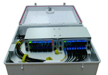PLC Splitter Duvar Tipioptik fiber dağıtım kutusu Kablo Sonlandırma Kutusu Su geçirmez açık renk üretimi