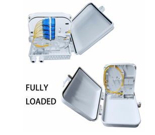 PLC Splitter Duvar Tipioptik fiber dağıtım kutusu Kablo Sonlandırma Kutusu Su geçirmez açık renk üretimi