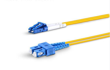 SC -LC Patch Cord, Fiber Patch Kablolar 2.00mm çaplı PVCmalzeme Yüksek Konsantriklik fabrikası