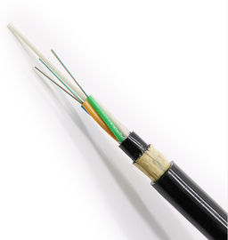 Dış Mekan Anma Fiber Optik Kablosu ADSS Hafif çift ceket Güç Telekomünikasyonu için metal olmayan kablo