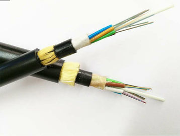 ADSS PE Kılıf 2-144 Çekirdek Tüm Dielektrik Kalitesi ve Güvenliği Sıkı ve Dış Mekan Fiber Optik Kablo uyguladık