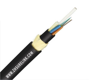 Güç Telekomünikasyonu için Metal Olmayan 12 Çekirdekli ADSS Fiber Optik Kablo Anten Kendinden Destekli