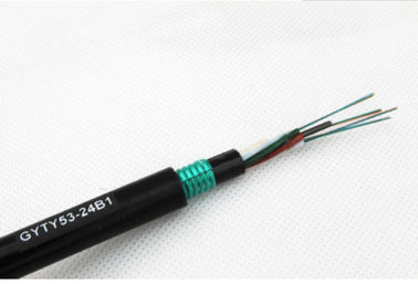 PE dış kılıflı Doğrudan Gömülü İçin 6 Çekirdekli Dış Mekan Fiber Optik Kablo Tek Modlu