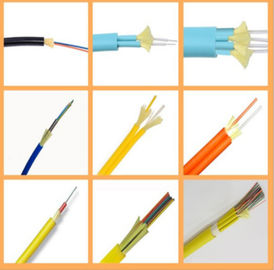 Tek Modlu 24 Çekirdekli Fiber Optik Kablo, Fiber Optik Ağ Kablosu Anti Alev
