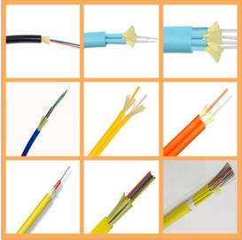 Yüksek Mukavemetli Breakout Dış Mekan Fiber Optik Kablo, Çoklu Fiber Optik Dağıtım Kablosu