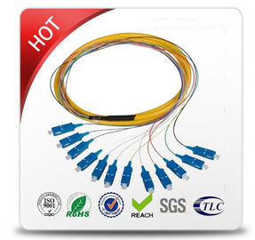 sc sc patch kablosu Tek Modlu fiber optik patch kablosu 10m uzunluk PVC malzeme Dış Ceket çapı 3.0MM