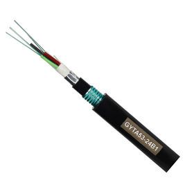 Yeraltı Kablosu GYTA 53 12 Çifte Zırh ve PE Kablosu ile Çekirdek Fiber Optik Kablosu