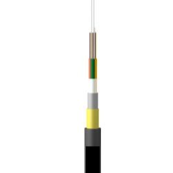 Tüm Dielektrik Kendi Kendini Destekleyen 24 Çekirdekli Fiber Optik Kablo ADSS Yapıda Metal Malzeme Yok
