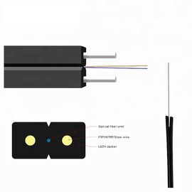 1/2/4 Çekirdekli, LSZH Kılıflı GJXH/GJXFH FTTH FRP İç mekan için Tek Modlu Saplama Kablosu