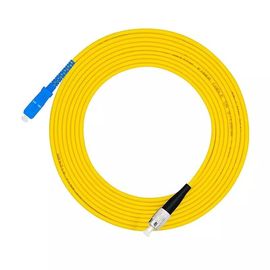 FC UPC SC UPC Simplex 3.0mm PVC Tek Modlu Fiber Yama Kablosu, Jumper Fiber Yama Kablosu
