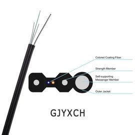 GJYXCH/GJYXFCH Dış Mekan Kendinden Destekli FTTH Saplama Kablosu 1/2/4 Çekirdekli Tek Modlu Şekil 8 Fiber Optik Kablo
