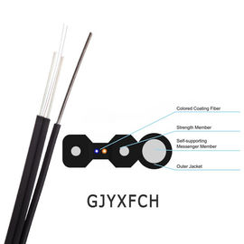 GJYXCH/GJYXFCH Dış Mekan Kendinden Destekli FTTH Saplama Kablosu 1/2/4 Çekirdekli Tek Modlu Şekil 8 Fiber Optik Kablo