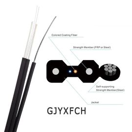 Hafif Su Geçirmez LSZH/PVC Kılıf FTTH Ağ İç Mekan Bırakma Kablosu