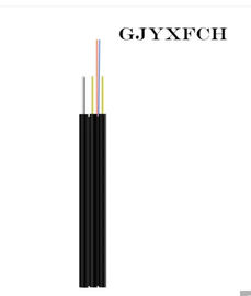 Kendinden destekli Yumuşak Fiber Optik İç Kablo Siyah / Beyaz Ceket Rengi 245 ± 10um Kaplama Çapı