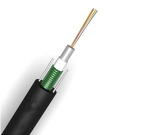 corning zırhlı fiber optik kablo Siyah Dış Kılıf GYXTW fabrika tipi güç telekomünikasyon