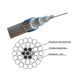 Çok Modlu PBT Tipi OPGW Optik Topraklama Kablosu Büyük Çaplı ve Fiber Kapasiteli Fiber Optik Kablo
