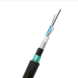 8 Fiber Dış Mekan Fiber Optik Kablo GYTS53 Doğrudan Gömülü Örgülü Telekomünikasyon