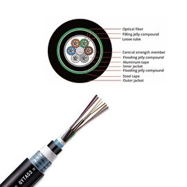 GYTA/GYTS53 Örgülü Çelik Tel 288 Çekirdek, tek modlu Toplu Dış Mekan Fiber Optik Kablo ile