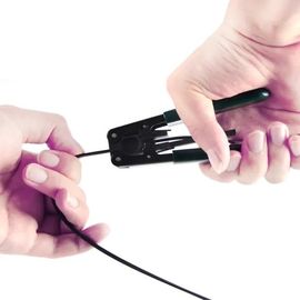 PVC veya LSZH Ceket Messenger Tel Ftth Drop Kablo Fiber Optik