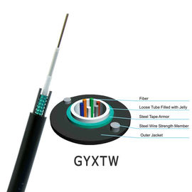GYXTW 6 Çekirdekli Tek Modlu Merkezi Gevşek Tüp Anten ve Kanal Dış Mekan Fiber Optik Kablo