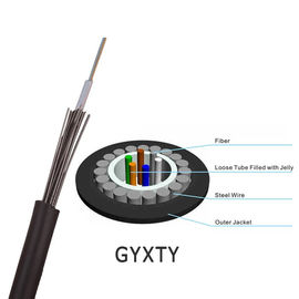 Çin GYXTY Merkezi Gevşek Tüp Dış Anten ve Kanal G657A SM Fiber Optik Kablo Teli