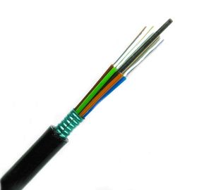 Gevşek Tüp Örgülü GYTS Dış Anten 2-144 Çekirdek Zırhlı Fiber Optik Kablo Tek Mod