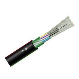 Çelik Tel Gücü Üye 48 Çekirdek Tek Modlu Fiber Optik Kablo Dışarıda ve Hava Montajı için