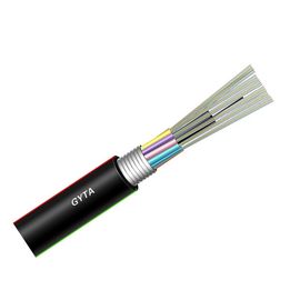 Stranded GYTA Açık hava anten ve kanal 72 çekirdek tek modlu optik fiber kablosu