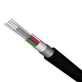 Çin Gevşek Tüp Örgülü GYTA Anten ve Kanal 144 Çekirdekli Tek Modlu Dış Mekan Zırhlı Fiber Optik Kablo